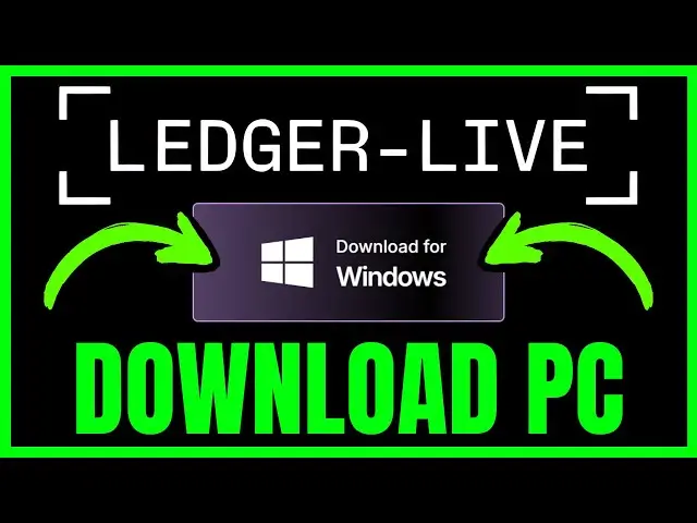 Ledger Live download page for Windows desktop installation
